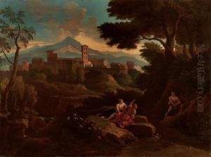 Paesaggio Con Citta E Monti Sullo Sfondo by Jan Frans Van Bloemen (Orizzonte)