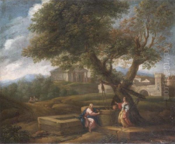 A Classical Landscape With Christ And The Woman Of Samaria - view 1