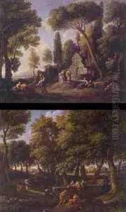 Figures Collecting Water (#) Landscape With Figures Figures Collecting Water (#) Landscape With Figures