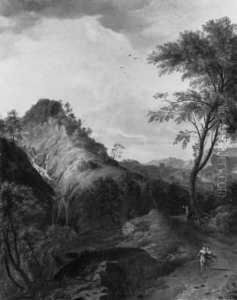 Sudliche Berglandschaft. by Jan Frans Van Bloemen (Orizzonte)