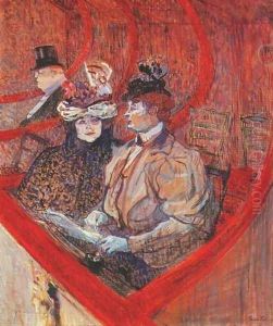 A Box At The Theater by Henri De Toulouse-Lautrec