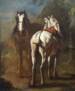 Schimmel Und Brauner Mit Blesse