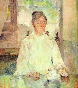 Portrait of Comtesse Adele-Zoe de Toulouse-Lautrec (The Artist's Mother) 1883 by Henri De Toulouse-Lautrec