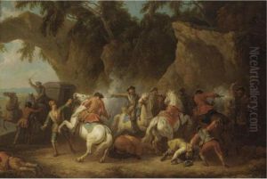A Military Convoy Being Ambushed By Bandits