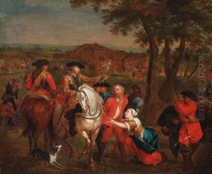 Cavalrymen With A Prisoner