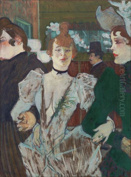 Goule Enters The Moulin Rouge With Two Women - view 1