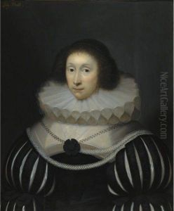 Portrait Of Margaret Miller, 
Lady Heath (1578-1647), Wife Of Sirrobert Heath, Lord Chief Justice