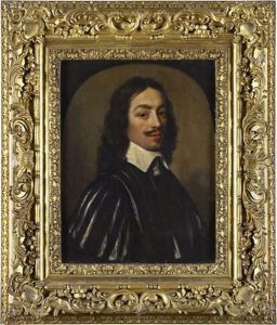 Half Length Portrait Of A Young Man In Striped Doublet