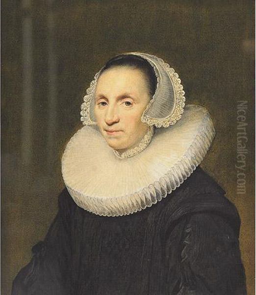 Portrait Of A Lady In Ruffled Collar - view 1