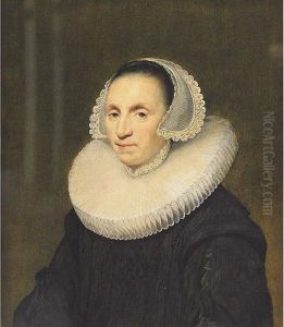 Portrait Of A Lady In Ruffled Collar