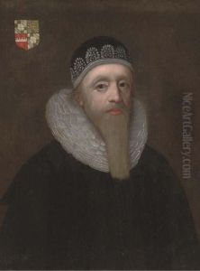 Portrait Of A Gentleman, Half-length, In A Black Robe And Whiteruff