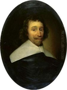 Portrait Of A Gentleman, Half Length, Wearing A Black Tunic Portrait Of A Gentleman, Half Length, Wearing A Black Tunic