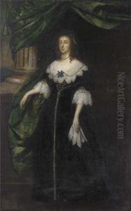 Portrait Of A Lady by Cornelius Jonson