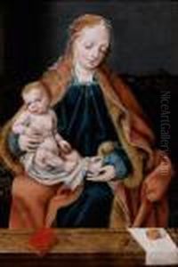 Vierge A L'enfant by Joos Van Cleve