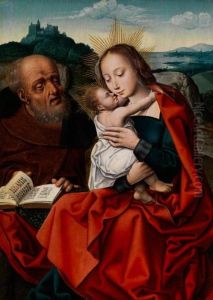 Heilige Familie by Joos Van Cleve
