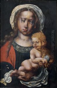 Vierge A L'enfant by Joos Van Cleve