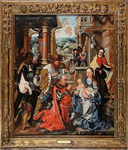 "adorazione Dei Magi" by Joos Van Cleve