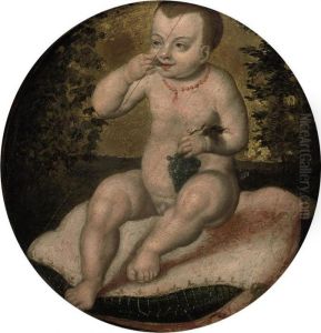 The Infant Christ by Joos Van Cleve