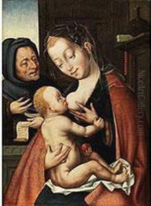 Maria Lactans by Joos Van Cleve
