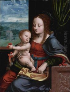 Madonna Of The Cherries by Joos Van Cleve