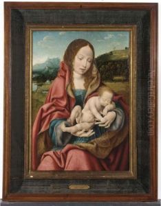 The Virgin Holding The Sleeping Christ-child by Joos Van Cleve