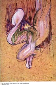 Loïe Fuller in the 'Folies Bergere' by Henri De Toulouse-Lautrec