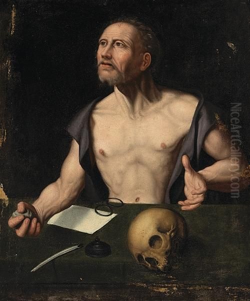 Saint Jerome In His Study - view 1