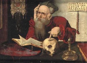 Saint Jerome In His Study by Joos Van Cleve