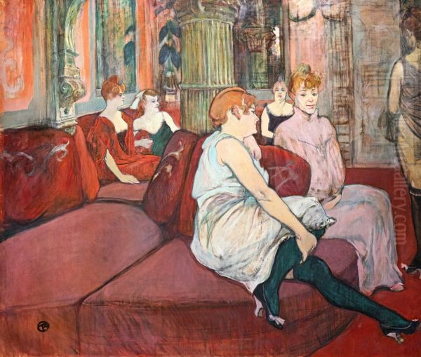 The Salon in the Rue des Moulins - view 1