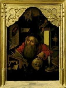 Der Hl. Hieronymus In Seinem Studierzimmer. by Joos Van Cleve