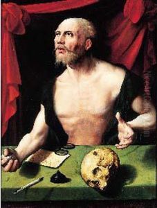 Saint Jerome by Joos Van Cleve