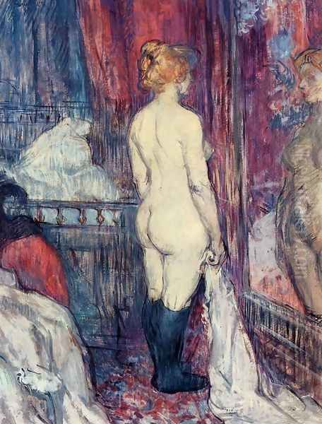 Nude Standing before a Mirror - view 1