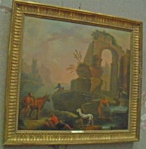Pastoral Landscape With Figures by Adrian Van De Velde