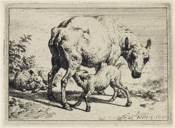 Kuh Und Kalb - view 1
