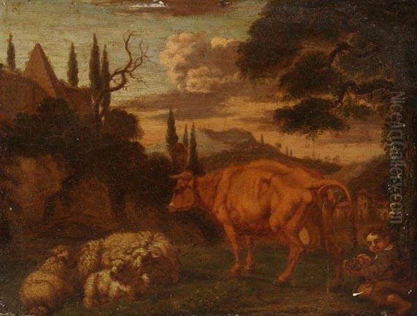 Nachfolge - Landschaft Mit Kuh - view 1