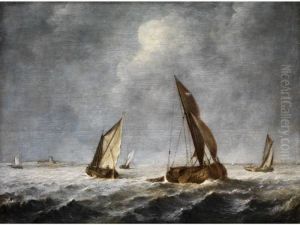 Segelschiffe by Willem van de, the Elder Velde