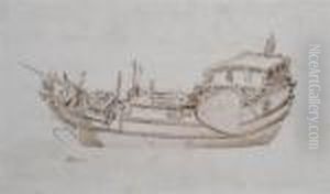 A Study Of A 17th Century River Barge