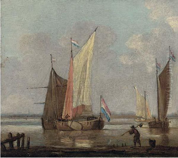 Shipping In An Inlet In A Calm - view 1