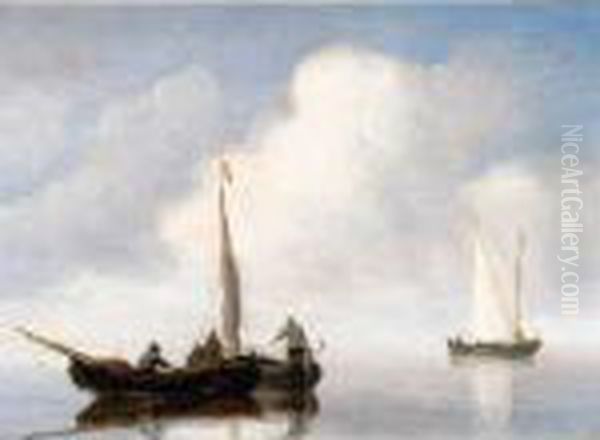 Small Craft In A Calm Off The Dutch Coast - view 1