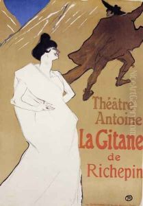 La Gitane 'The Gypsy' by Henri De Toulouse-Lautrec