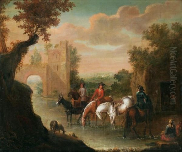 Elegant Company With Horses - view 1