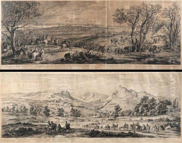 Veue De La Ville Et Fauxbourg De
B20 Montagnes Et Situations Dulieu Dans La Franche Comte. - view 1