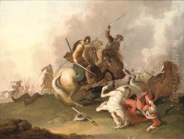 A Cavalry Skirmish - view 1