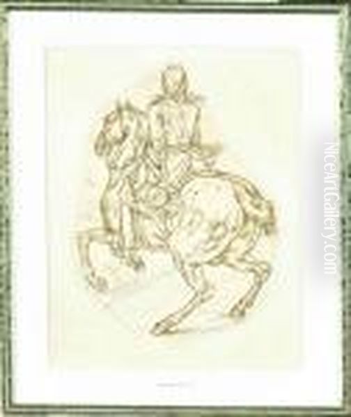 Studie Eines Reiters Als Entwurf. - view 1