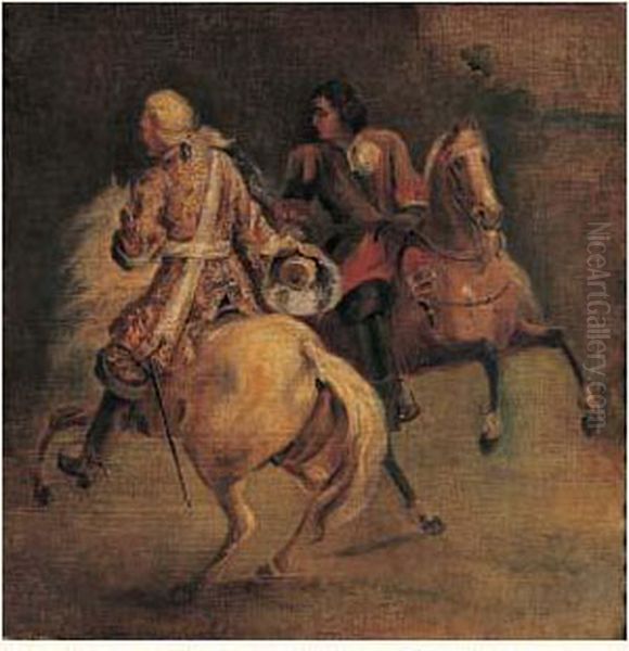 Le Marechal De La Ferte Senectere Et Le Duc De Guiche A La Prise De Marsal - view 1