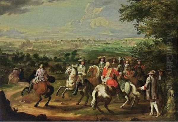 The Arrival Of Louis Xiv At The Siege Of Maastricht - view 1