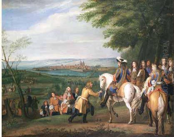 La Remise Des Clefs Au Roi Ou La Reduction De Marsal, Le 1er Septembre 1663 - view 1