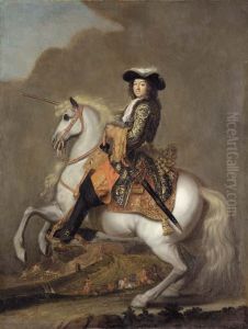 Equestrian Portrait Of Louis Xiv