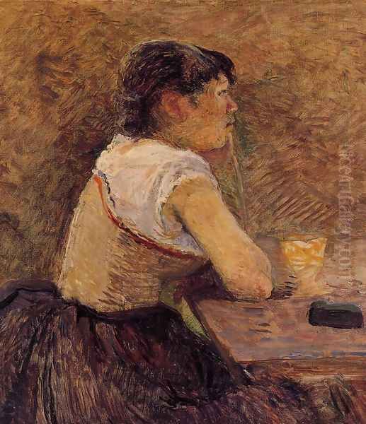 At Gennelle, Absinthe Drinker - view 1