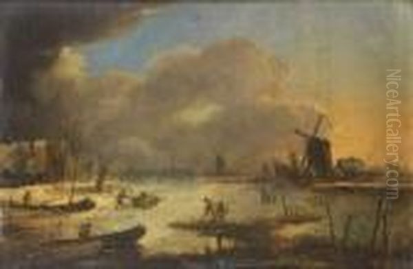 Bord De Riviere Gele Au Moulin - view 1